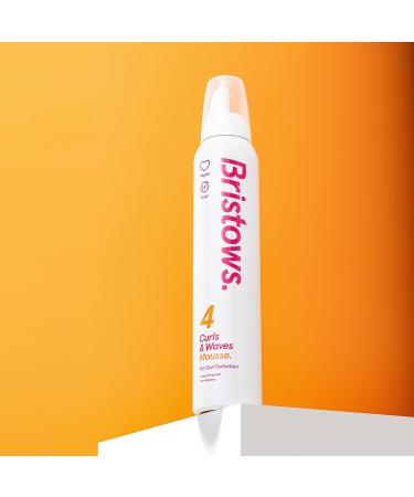 Bristows Curls & Waves Hair Mousse 200ml curl definition 24 hour hold adds volume & shine - Buy Online on GoSupps.com