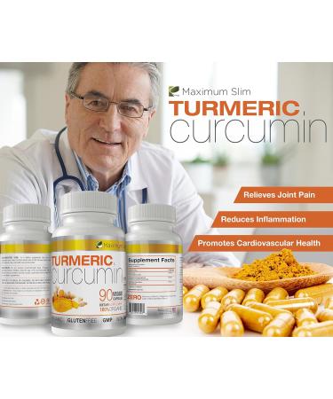 Turmeric Curcumin with Piperine 1500mg. Highest Potency Available. Premium Pain Relief & Joint Support with 95% Curcuminoids. Non-GMO Gluten Free 90 ct - Buy Online on GoSupps.com