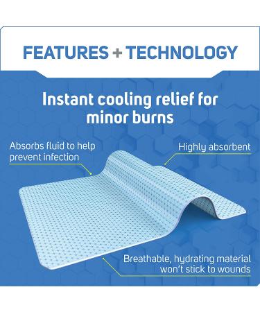Care Science Hydrogel Sterile Burn Pads - 4 ct | Instant Cooling Relief for Minor Burns - Buy Online on GoSupps.com