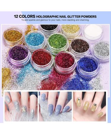 Morovan Acrylic Nail Kit - Complete Professional Acrylic Nail Set for Beginners | DIY Glitter Nail Extension Starter Kit - Buy Online on GoSupps.com