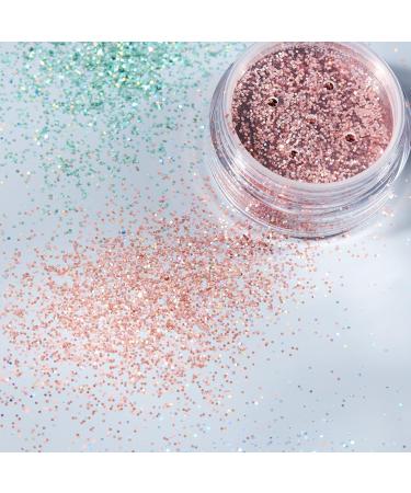 Holographic Glitter Shaker Set - 100% Cosmetic Glitter for Face Body Nails Hair & Lips - 6 Vibrant Colors - 5g | Moon Glitter - Buy Online on GoSupps.com