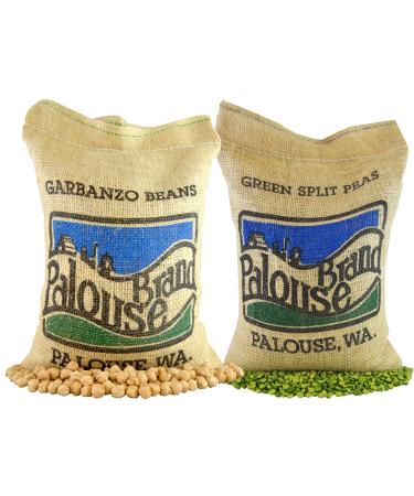 Chickpeas  Green Split Peas  100% Desiccant Free  10 lbs  Non-GMO Project Verified  100% Non-Irradiated  Kosher  USA Grown  Field Traced  Burlap Bag  (5 Pound, Pack of 2) - Buy Online on GoSupps.com