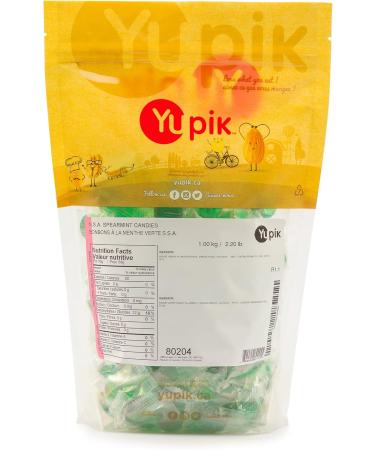 Yupik Spearmint Candies (No Sugar Added) 1Kg 1 kg (Pack of 1) - Buy Online on GoSupps.com
