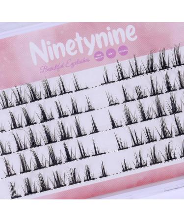 Ninetynine Little Devil Style 12mm C Curl Individual False Eyelash Extensions - 70pcs Soft Volume Clusters - Buy Online on GoSupps.com
