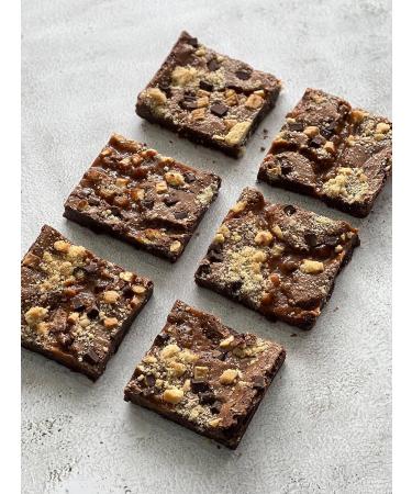 Northern Brownies - Classic Mixed Box of 6 Brownies - Flavours Include Salted Caramel Chocolate Orange Original and 3 More! - Buy Online on GoSupps.com