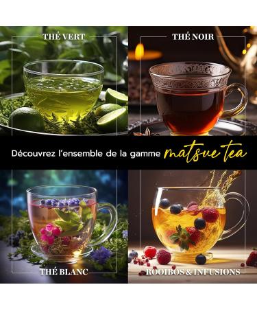 Matsue Tea - Th Cha - Th Noir en vrac - Saveur Epic e - Qualit Premium - Feuilles de Th Ramass es la Main - 250 g Th Cha 250 g - Buy Online on GoSupps.com