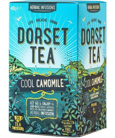 Dorset Tea Cool Camomile Tea Bags - 80 Count, Caffeine Free Herbal Tea - Buy Online on GoSupps.com