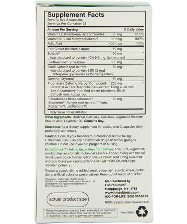 FutureBiotics EstroComfort Menopausal Complex - 56 Vegetarian Capsules for Balance - Buy Online on GoSupps.com