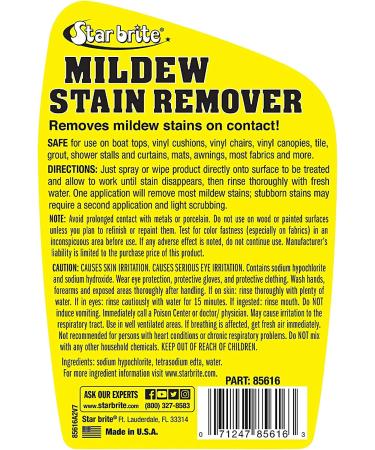 STAR BRITE Mold & Mildew Stain Remover 22 Oz - Powerful Cleaner for Effective Results - Buy Online on GoSupps.com