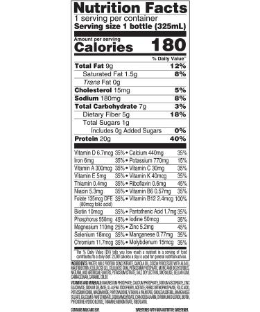 SlimFast Advanced Nutrition High Protein Meal Replacement Shake - Creamy Chocolate 20g Protein - 11 Fl. Oz Bottle, 15 Count (Pack of 1) - Buy Online on GoSupps.com