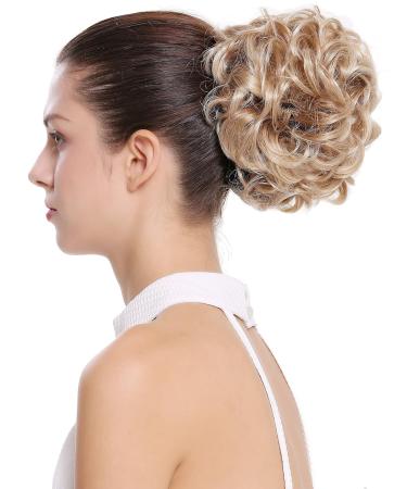 WIG ME UP Q0147-27T613 Hairpiece Bun - Voluminous Blonde Mix Braid Curls with Butterfly Clip for International Shipping - Buy Online on GoSupps.com