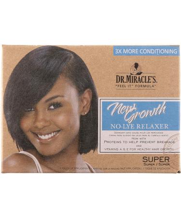 Dr. Miracle New Growth Relaxer Kit - Super | Promote Healthy Hair Growth - Buy Online on GoSupps.com