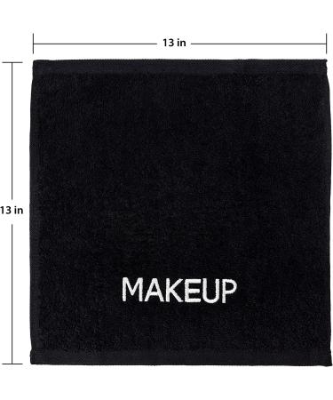 Kaufman 100% Cotton Reusable Makeup Remover Face Washcloths (6 Pack) - 13in x 13in Ultra Soft and Absorbent - Buy Online on GoSupps.com