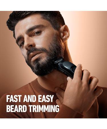 King C. Gillette Cordless Beard Trimmer Kit for Men - Lifetime Sharp Blades, 3 Combs, UK Plug - Gifts for Men - Buy Online on GoSupps.com