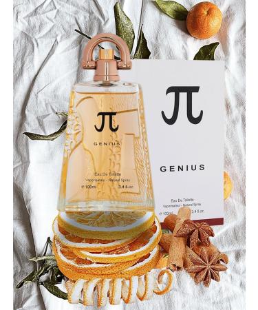 PI GENIUS POUR HOMME EAU DE TOILETTE 3.4 Oz. Amber Woody fragrance for Men's. - Buy Online on GoSupps.com