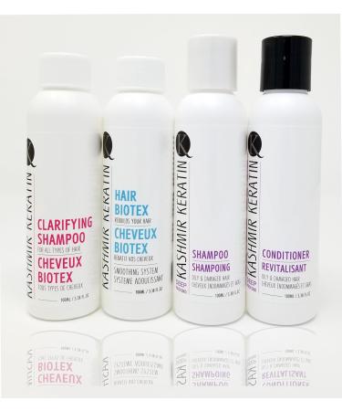Hair Biotex Smoothing Anti Frizz & Straightening System Kit - 4 Products (3.38 FL.Oz Each) | International Shipping Available - Buy Online on GoSupps.com