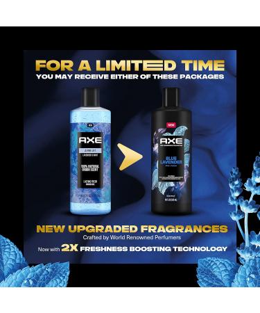 AXE Fine Fragrance Collection Body Wash For Men - Blue Lavender - 4 Count - 18 oz - Buy Online on GoSupps.com