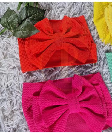 ROYAL ICON Baby Girl Headbands - Luxuriously Soft Bows for Little Princess - Fashionable Comfort for Baby Girls (Pattern 10) - Buy Online on GoSupps.com