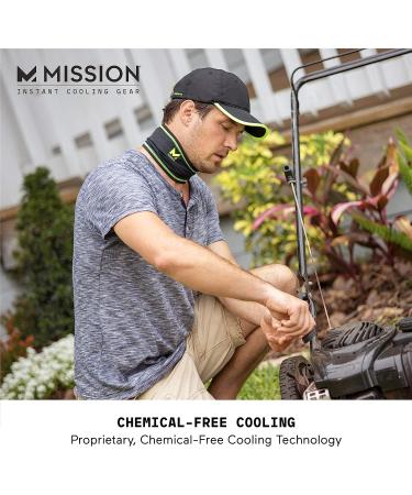 MISSION Cooling Performance Hat - Unisex Baseball Cap | Instant-Cooling Fabric | Adjustable Fit | White - Buy Online on GoSupps.com