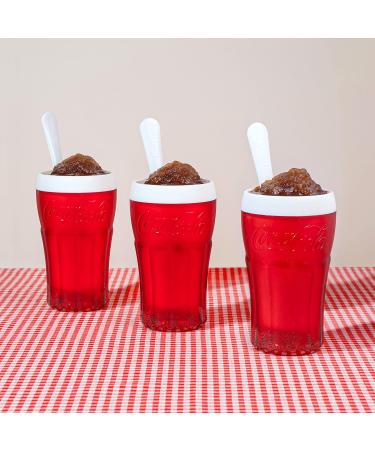 ZOKU Coca-Cola Lot de 2 gobelets flottants et slushy avec c ur cong lateur pour cr er des smoothies des slushies et des milkshakes portion unique en quelques minutes sans BPA - Buy Online on GoSupps.com