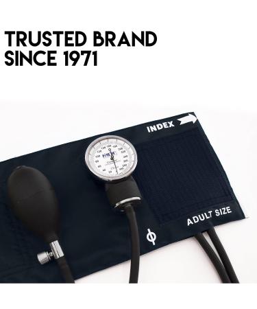 MDF Calibra Aneroid Blood Pressure Monitor - Manual - Blue Navy Plastic for Emergency Services & Doctor's Practice | International Shipping - Buy Online on GoSupps.com