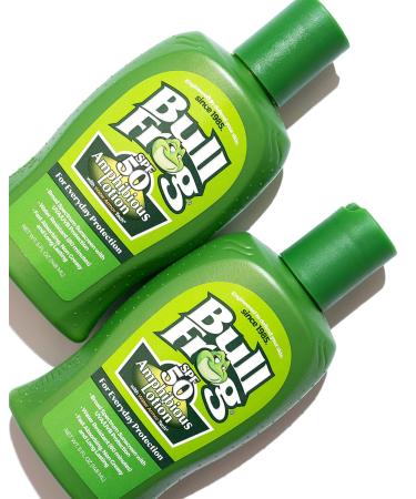 Bullfrog Sunscreen Amphibious Lotion SPF 50 | Oxybenzone & Octinoxate Free | Broad Spectrum Moisturizing UVA/UVB, 5oz, 2 pack  - Buy Online on GoSupps.com