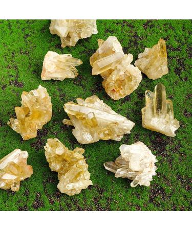 Natural Raw Citrine Crystal Cluster Irregular Citrine Cluster Specimens Citrine Geode Stone Gemstone for Reiki Home Decoration 400g Gift (Size : 200g) - Buy Online on GoSupps.com