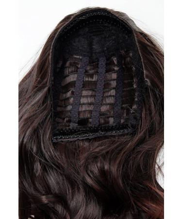 Wig Me Up H9310-2T33 Half Wig Extension - Long Light Curled Wavy Plug-In - Brown Chestnut Mix - 60cm - Buy Online on GoSupps.com