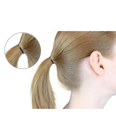 Premium 20mm Black Hair Elastics - Pack of 100 Strong & Reusable Polybands by ElasticU - Buy Online on GoSupps.com