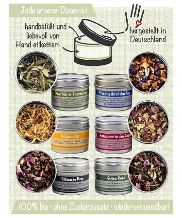 Direct & Friendly Organic Tea Gift Set - 6 Unique Organic Tea Blends in Natural Box | Perfect for Gifting - Buy Online on GoSupps.com