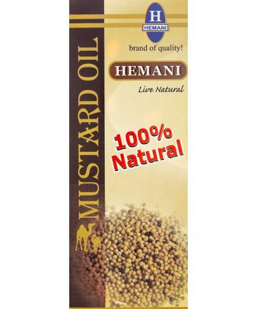 HEMANI Mustard Oil 125mL - 100% Pure & Natural | Premium Quality Cooking Oil for Health & Wellness - International Shipping Available - Buy Online on GoSupps.com