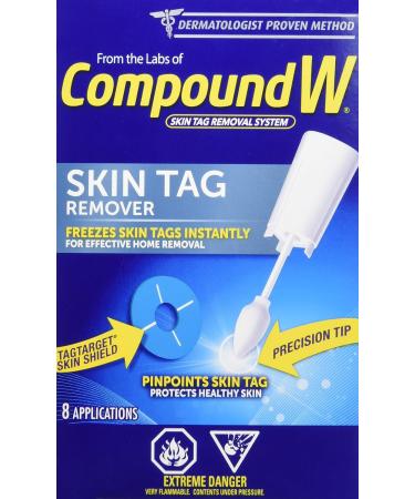 Compound W Skin Tag and Wart Remover Bundle | 22 Treatments for Safe and Effective Removal - Buy Online on GoSupps.com