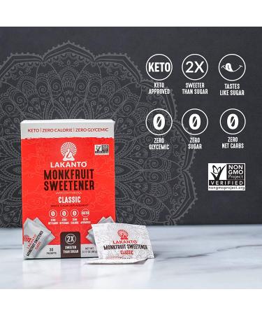 Lakanto Monkfruit Sweetener Classic | Zero-Calorie Sugar Substitute - 3.17 oz (90g) - Buy Online on GoSupps.com