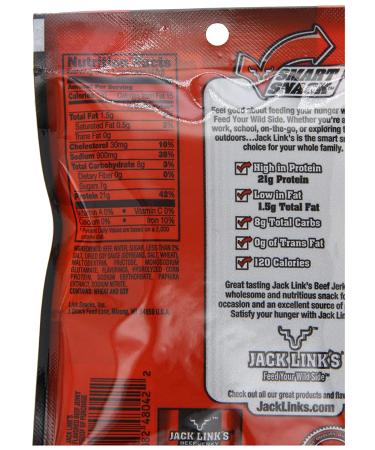 Jack Link's Beef Jerky Teriyaki 1.5oz Bags - Pack of 10 | High-Quality Snack for On-the-Go - Buy Online on GoSupps.com