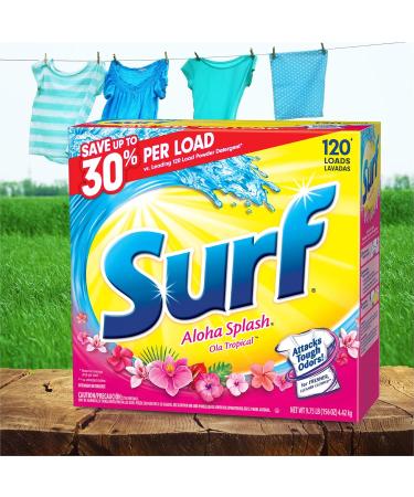Surf Powder Laundry Detergent Aloha Splash - 156 oz 120 Loads | International Shipping Available - Buy Online on GoSupps.com