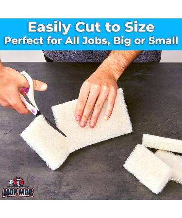 5-Pack Non-Scratch Long-Lasting Scrubbing Pads - Reusable Multipurpose Sponge for Home Surfaces - Pro-Grade Indoor Cleaning - Buy Online on GoSupps.com