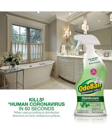 OdoBan 32 oz. Ready-to-Use Disinfectant & Odor Eliminator - Original Eucalyptus Scent - Buy Online on GoSupps.com