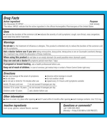 Healthy Living Cherry Zinc Lozenges Homeopathic Cold Remedy Reduces Duration of The Common Cold Sore Throat Cough Congestion and Post Nasal Drip 75 Count - Buy Online on GoSupps.com