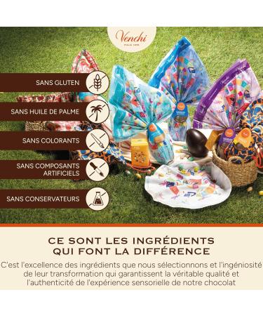 Venchi - uf Mignon au Chocolat Blanc Sal 70 Gr avec Pistaches Amandes et "Noisettes du Pi mont" Sans Gluten Collection de P ques Venchi Id e Cadeau - Buy Online on GoSupps.com