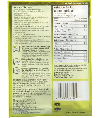 Asian Home Gourmet - Vietnamese Pho Beef Noodle Soup - Buy Online on GoSupps.com