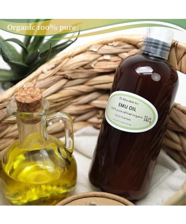 Buy Dr Adorable 12 oz Australian Emu Oil - 100% Pure Natural Triple Refined Organic | International Shipping Available - Buy Online on GoSupps.com
