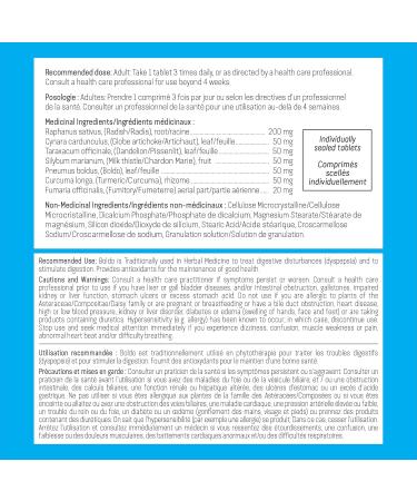 Alterra Bilac Digestive Enzyme Supplements 60 Count | Helps Relief Gas Bloating Reflux and Constipation | Enzymes for Digestion with Milk Thistle Fruit Turmeric Black Radish and Dandelion Root - Buy Online on GoSupps.com