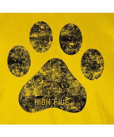 Shirtracer Men's T-Shirt - High Five Dog Paw Design | Perfect Gift for Dog Owners | Available in 4XL & Large Sizes - Buy Online on GoSupps.com