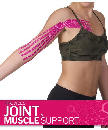 TheraBand Waterproof Kinesiology Tape | Black & White Physio Tape for Pain Relief - Buy Online on GoSupps.com