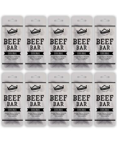 Craftsman Beef Bar Original (20 x 28 g) |Jery Riegel Set |Jery Bar |100% natural beef bar |Without added sugar |High protein bar |Meat snack gluten -free 28 g (20 pack)