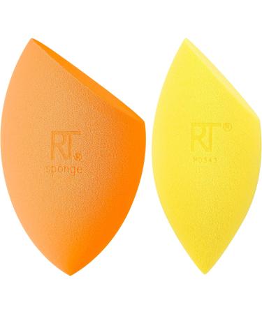 Real Techniques Miracle Complexion Sponge + Concealer Sponge Duo Makeup Blending Sponges For Foundation & Concealer Offers Light To Medium Coverage Natural Dewy Makeup Latex-Free Foam 2 Count 2 count (Pack of 1) Miracle Complexion Sponge and Concealer Spo - Buy Online on GoSupps.com