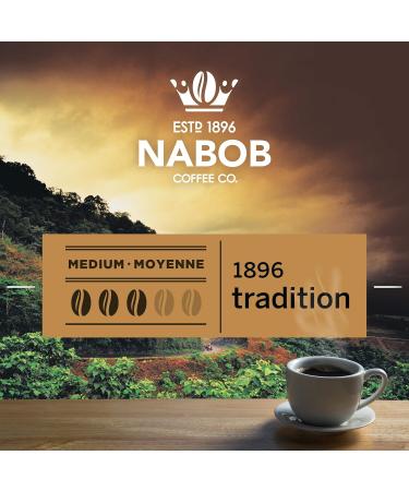Nabob 1896 Tradition Coffee 100% Compostable Pods 117g (6 Boxes of 12 Pods) 1896 Tradition 12 Count (Pack of 6) - Buy Online on GoSupps.com