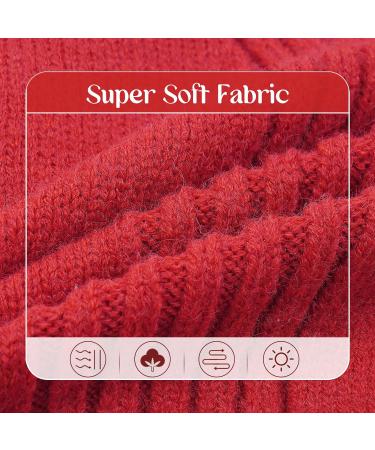 Iecoii Dog Sweater - Warm Turtleneck Knit Sweater for Small Medium & Large Dogs | Winter Clothing for Chihuahua French Bulldog Labrador & More - X-Small Red - Buy Online on GoSupps.com