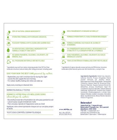 NIVEA Naturally Good Regenerating Night Cream 50 ml Jar Organic Argan Oil + Jojoba & Almond Oils 99% Natural-Origin Ingredients Suitable for Sensitive Skin Deep Night Hydration & Renewal - Buy Online on GoSupps.com