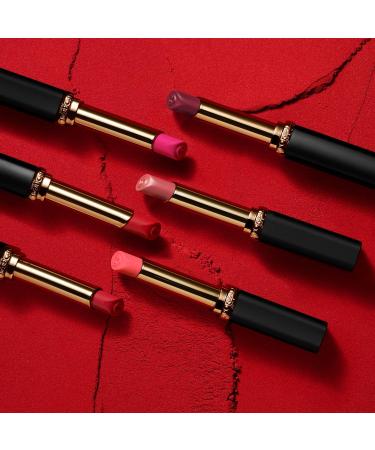 L'Oreal Paris Color Riche Intense Volume Matte Lipstick 187 Fuchsia Libre - 16h Long-Wear Hyaluronic Acid Formula - Buy Online on GoSupps.com